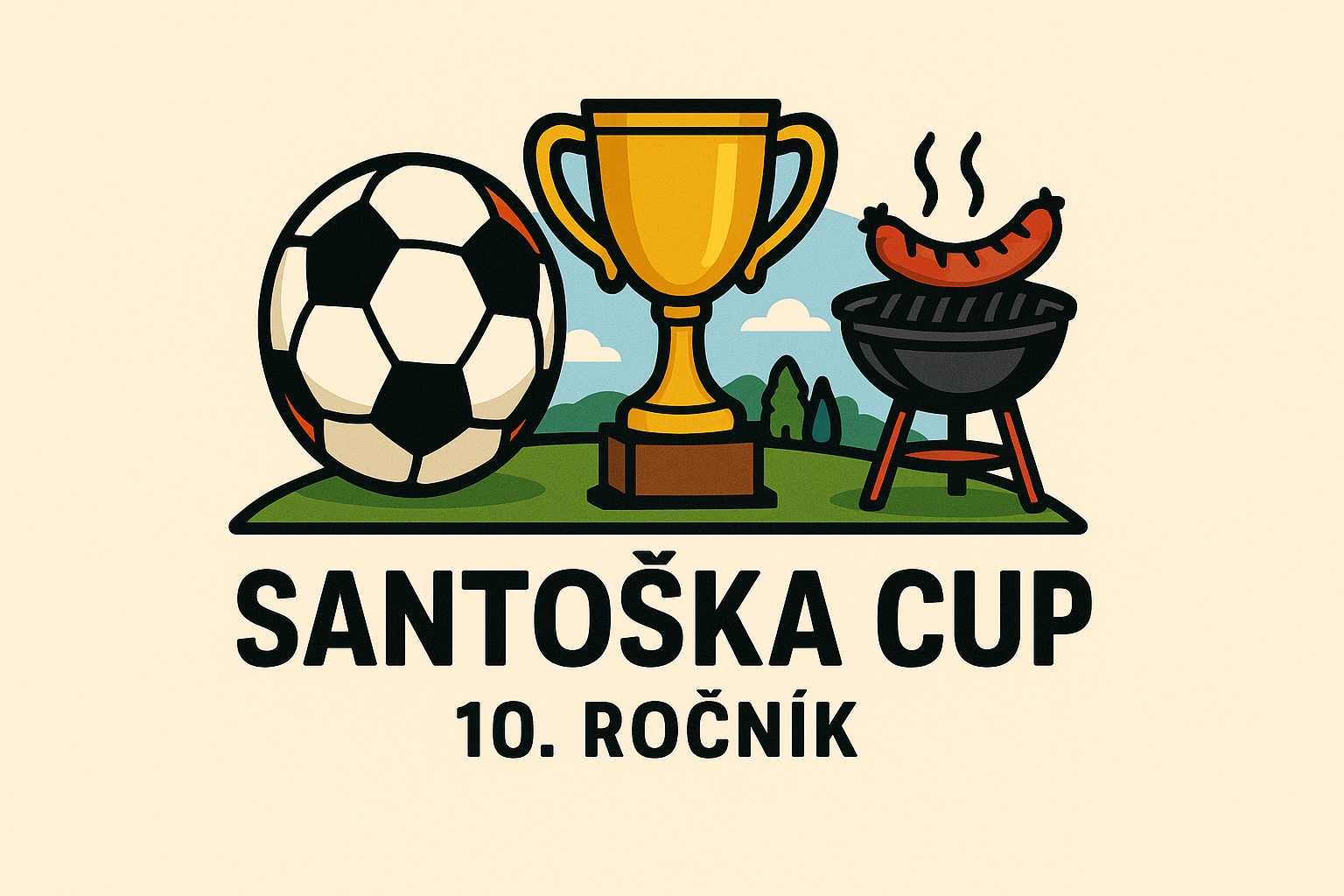 Již po desáté proběhne tradiční fotbalový turnaj Santoška Cup!